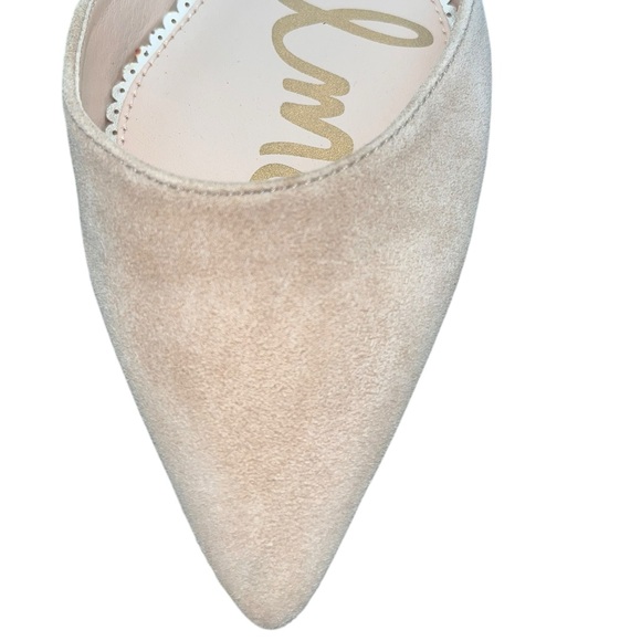 Sam Edelman Suede Nude Pointy Toe Flats Size 6.5 - Picture 9 of 11